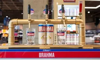 Estrutura de chopp para evento